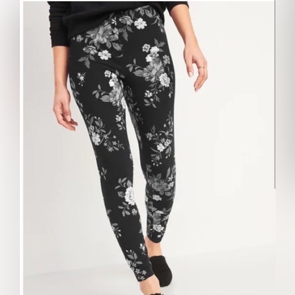 OLD NAVY Floral Leggings NWOT